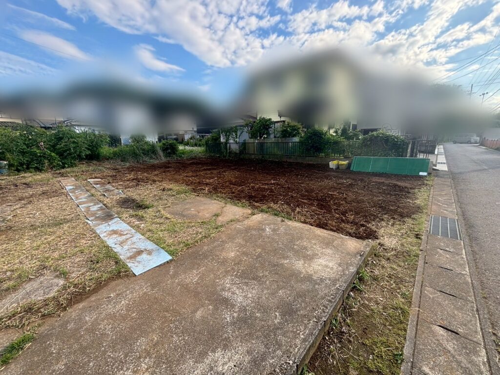 プレハブ撤去後