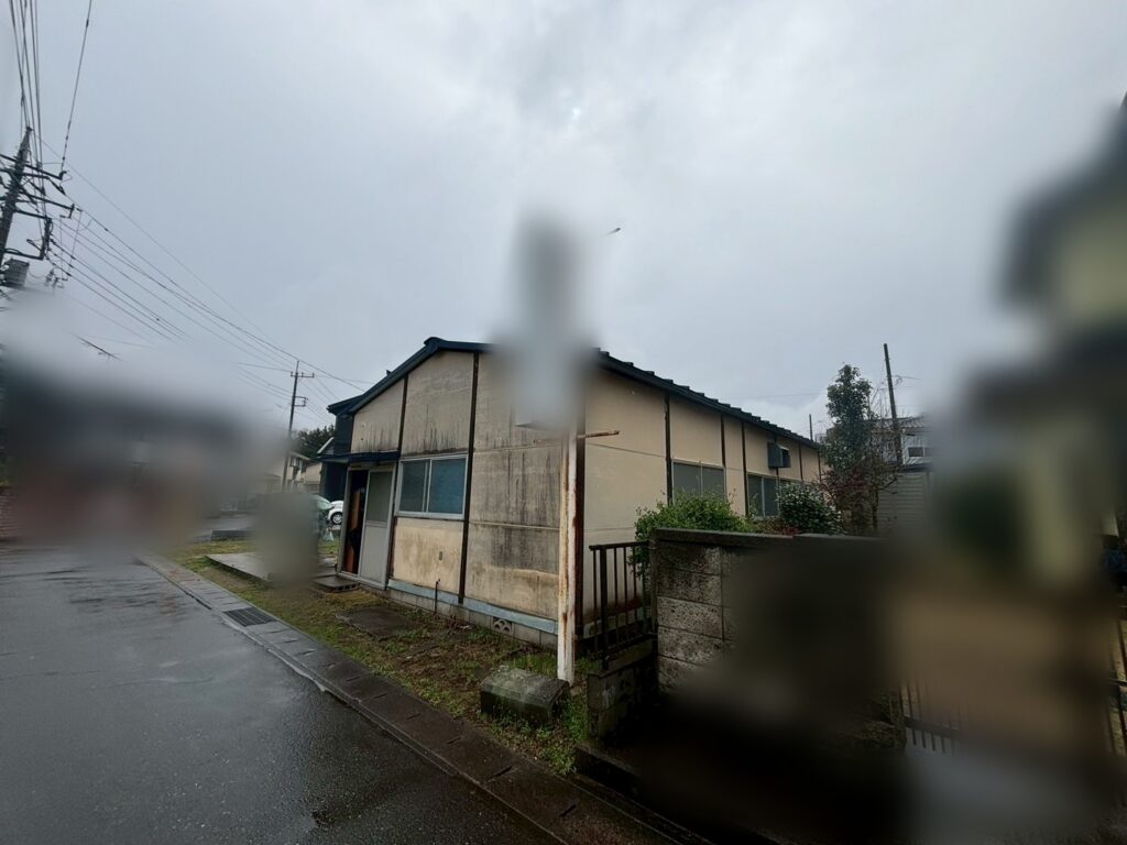 プレハブ撤去前
