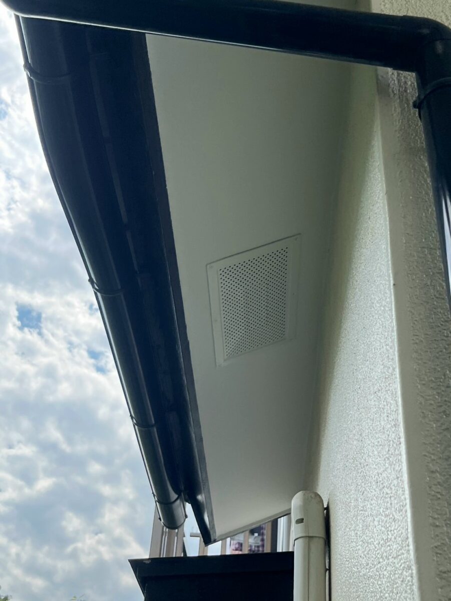 牛久市 Ｙ様邸 軒天補修工事塗装事例