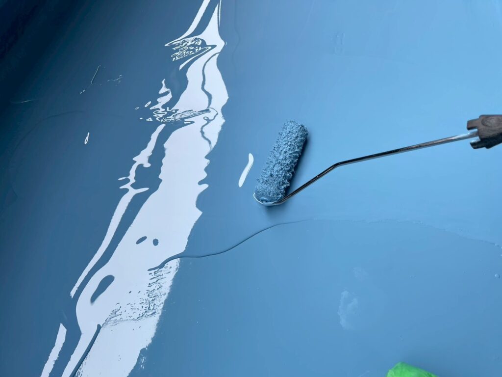 ウレタン防水二層目