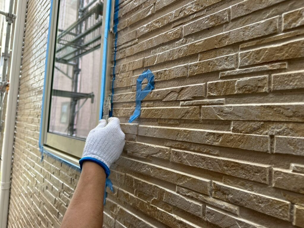 窓廻りシールヘラ押さえ